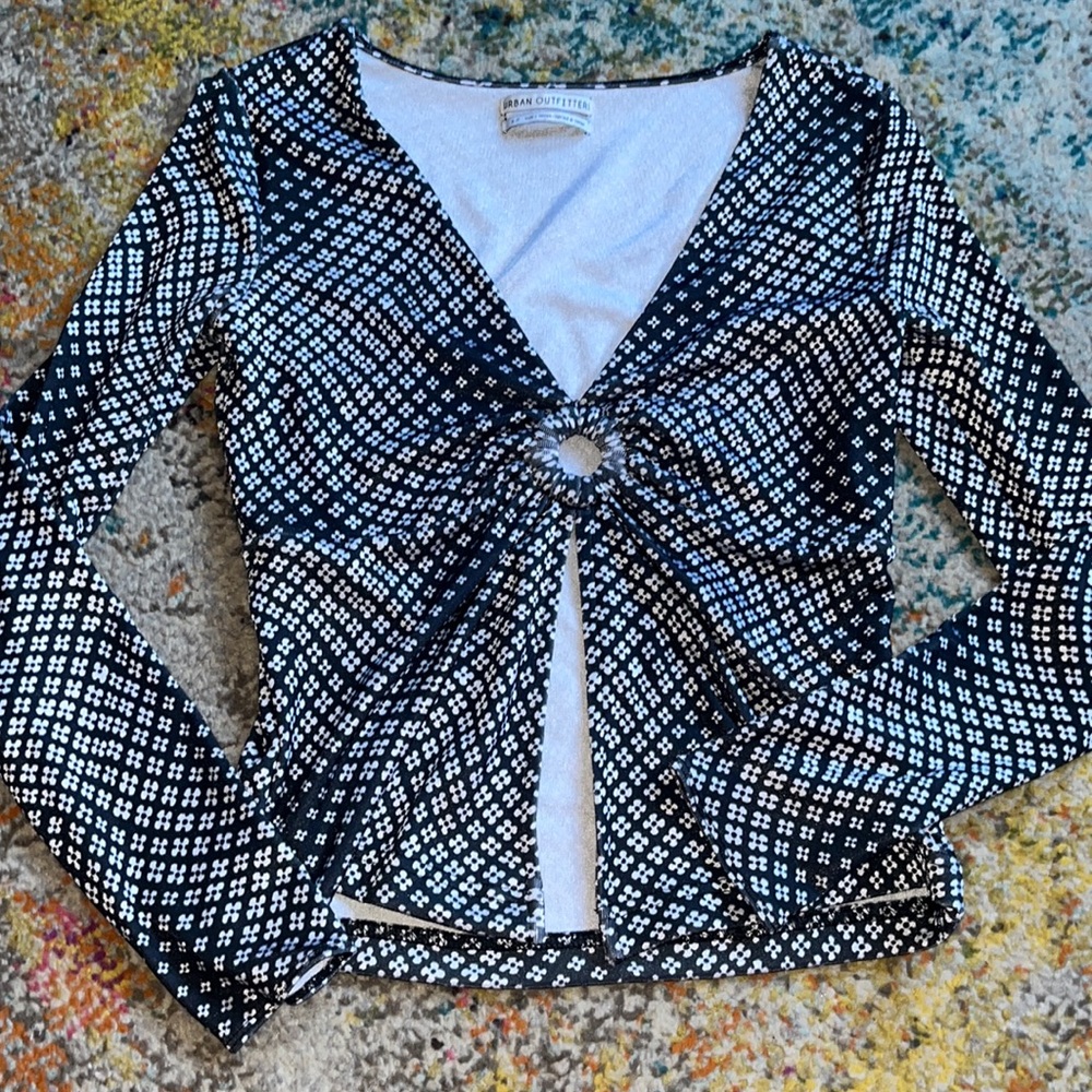 Urban Outfitters Clarissa plunge V-neck size Small.